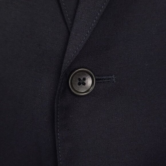 Bonobos Slim Fit 46R Navy Blue Wool 2 Button Blazer Jacket - Picture 6 of 12